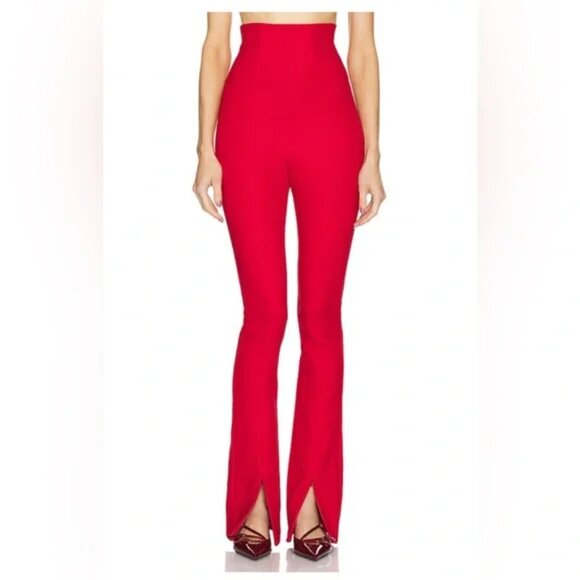 Helsa Red Cigarette Pants Skinny Leg size XS - Picture 1 of 10